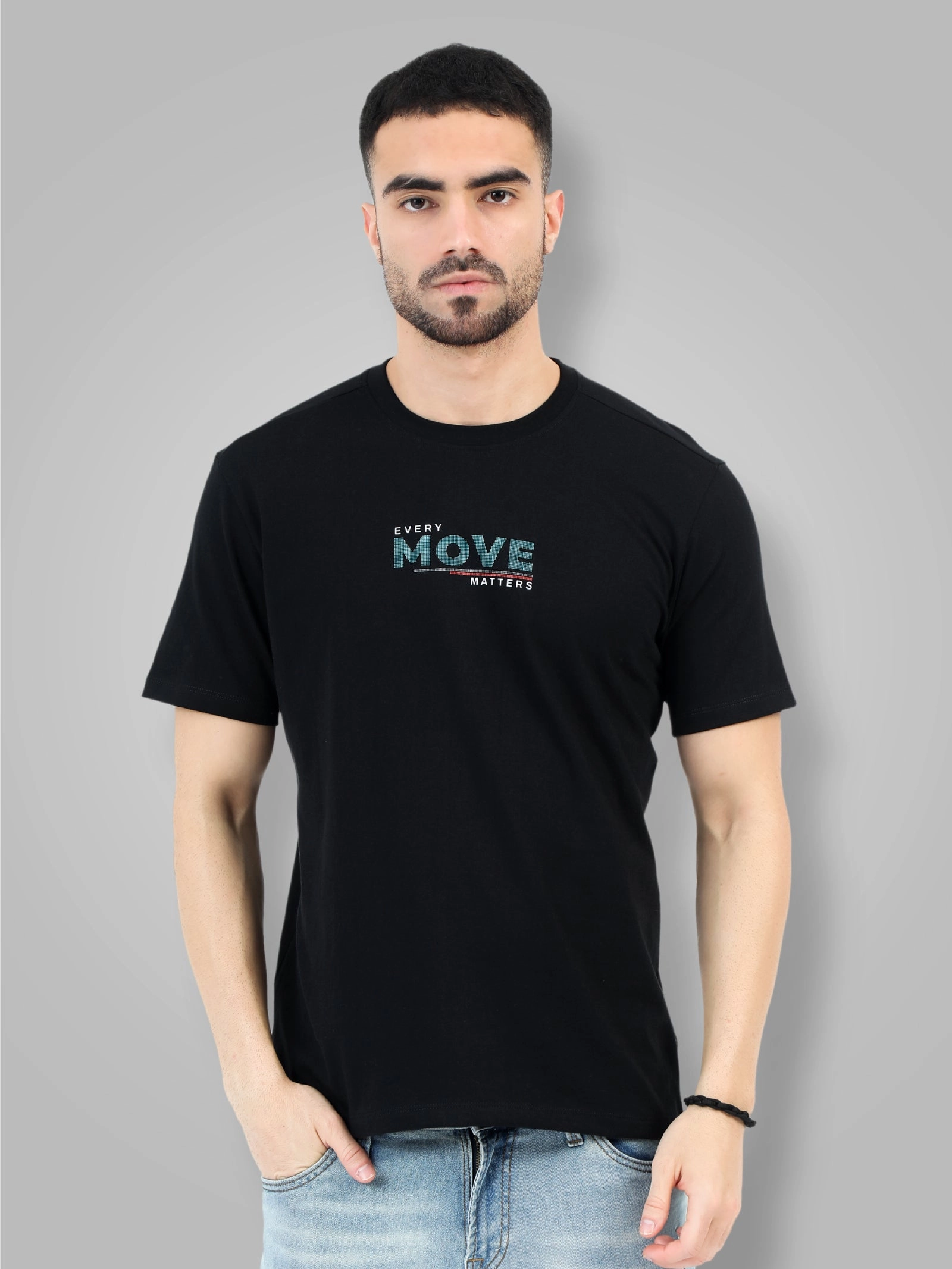 Men's Premium Combed Cotton Printed T-Shirt