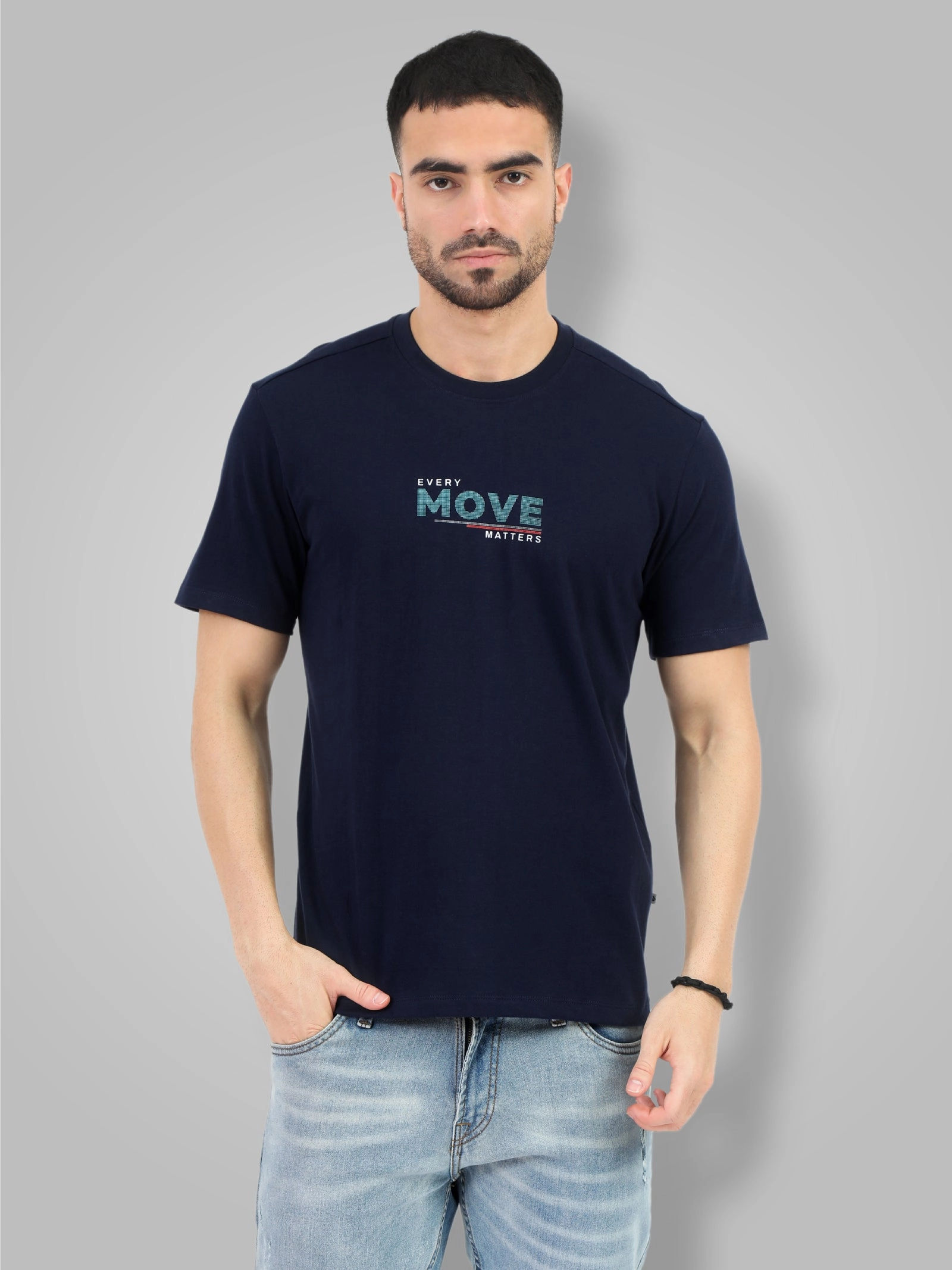 Men's Premium Combed Cotton Printed T-Shirt