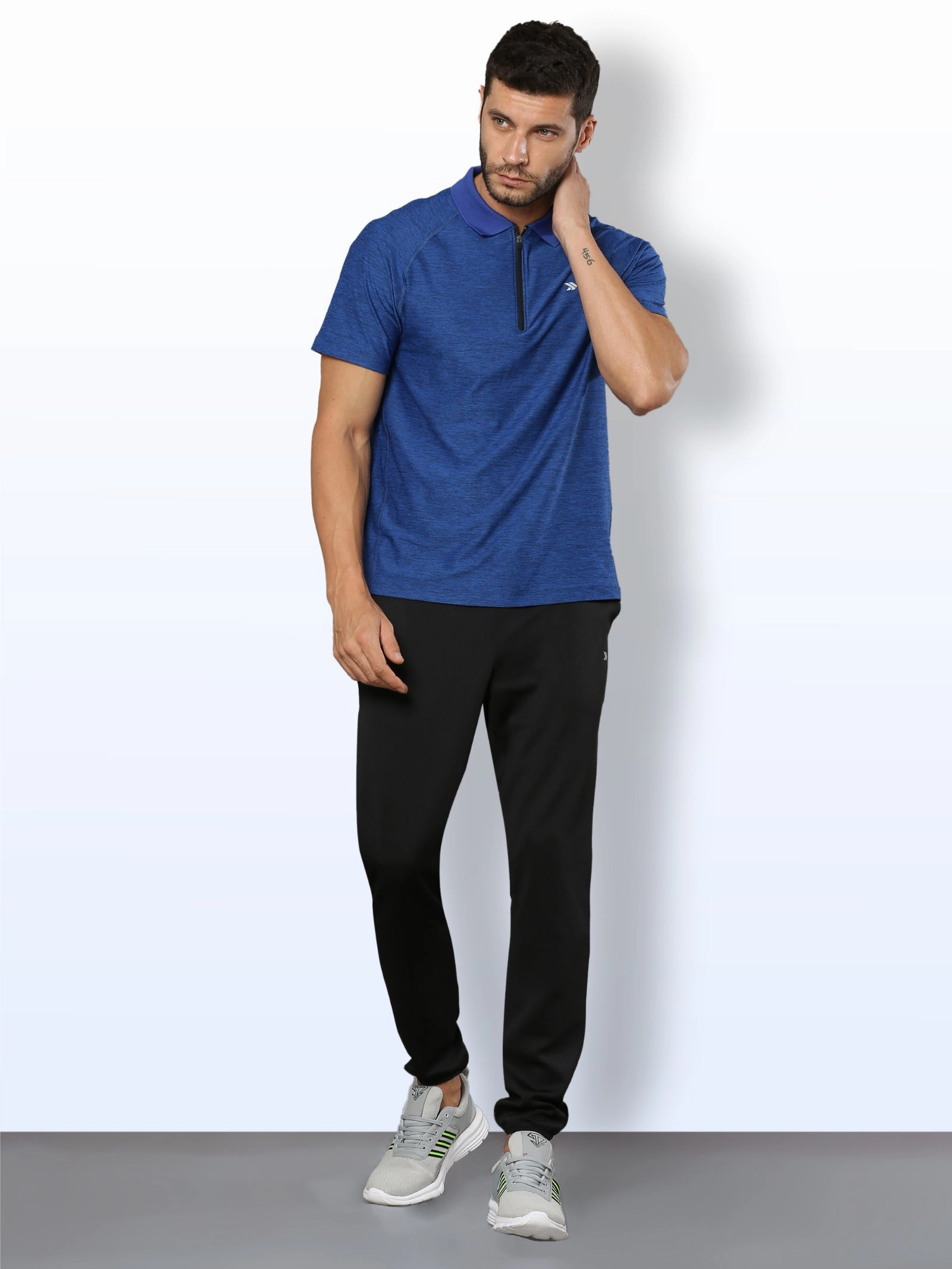 Men's Solid Breathable Gym Track Pants