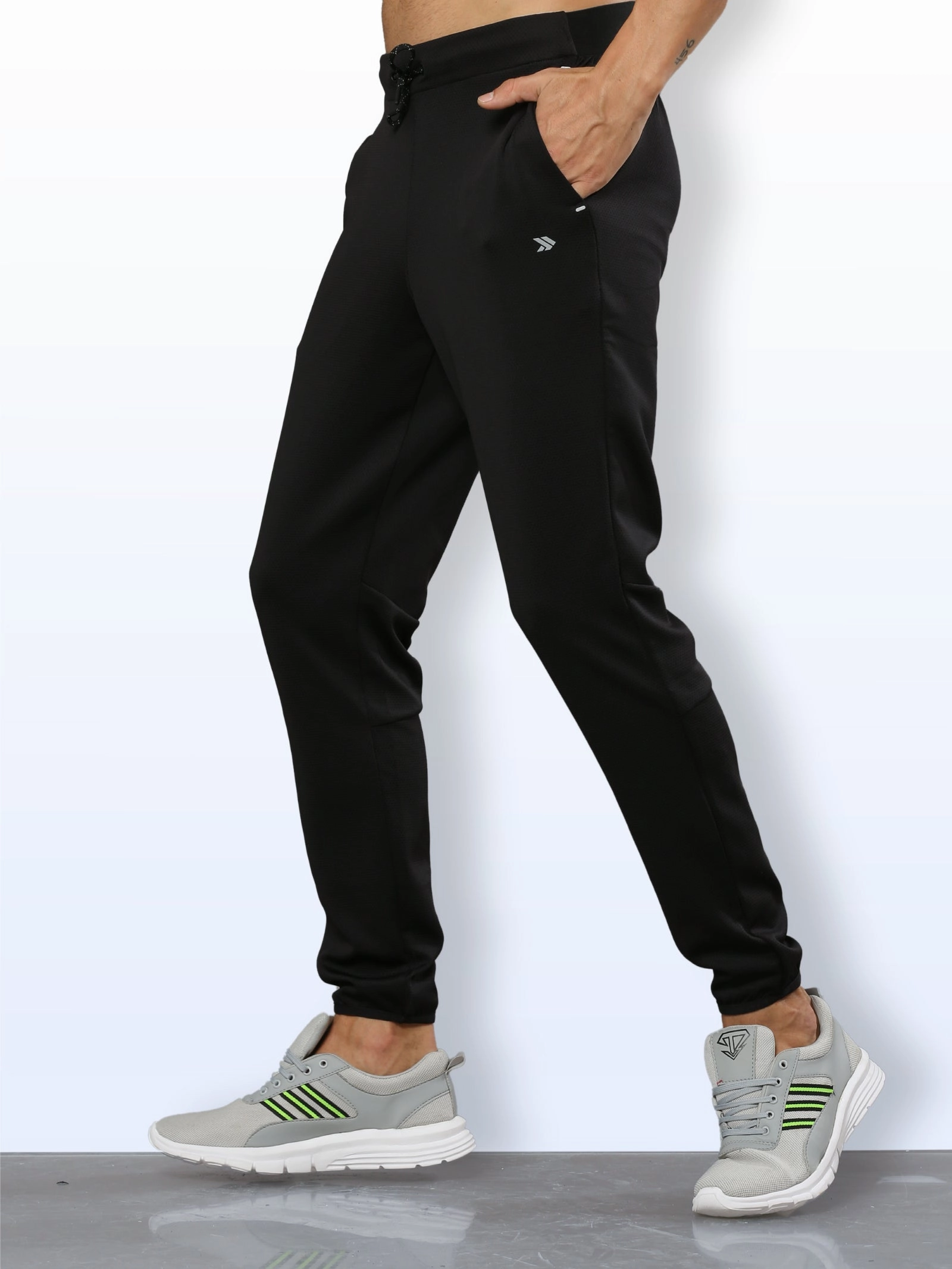 Men's Solid Breathable Gym Track Pants
