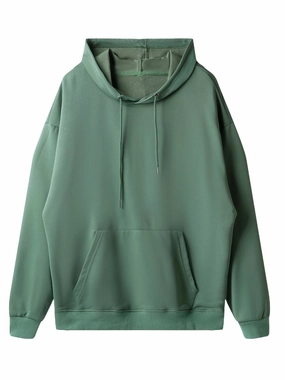 Men's Trend Drop Shoulder Hooded Sweatshirt