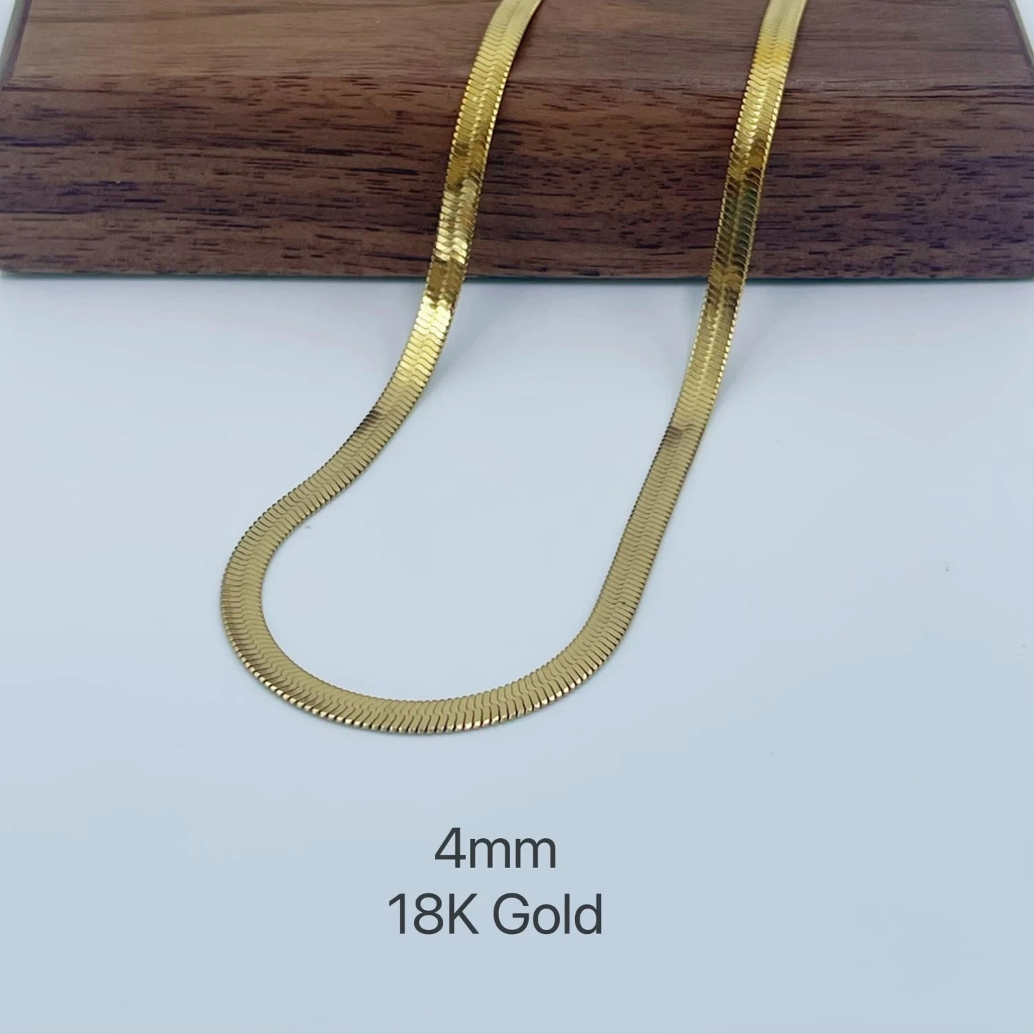 Minimalist Unisex Snake Chain Necklace Choker Gold Fashion Jewelry
