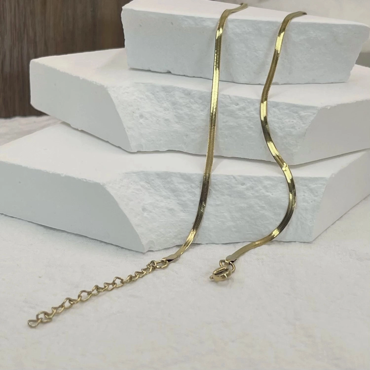 Minimalist Unisex Snake Chain Necklace Choker Gold Fashion Jewelry