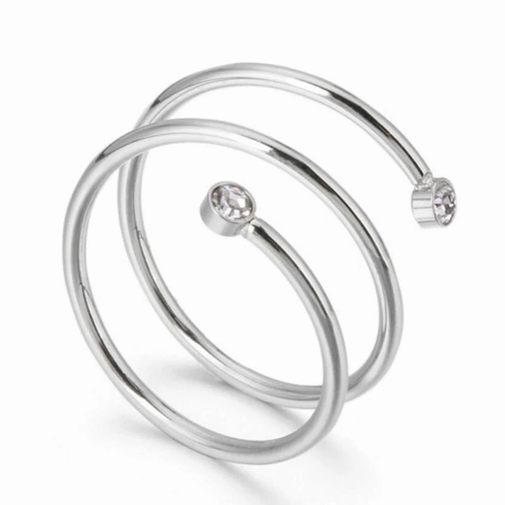 Multi-Layered Winding Rings For Women Girl Minimalist Jewelry