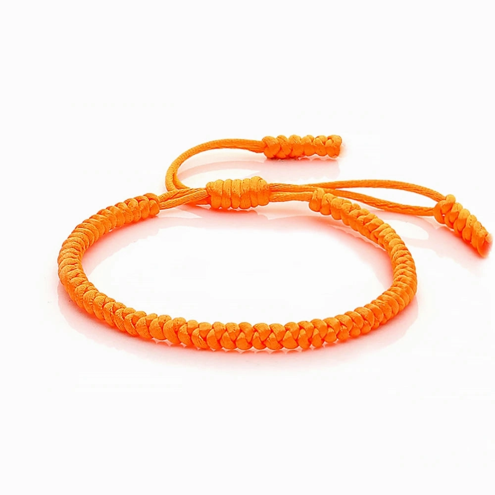 Multicolor Rope Lucky knots Bracelets Women Men Charm Woven Handmade Bangles Braided Adjustable Size Buddhism Jewelry Pulseras