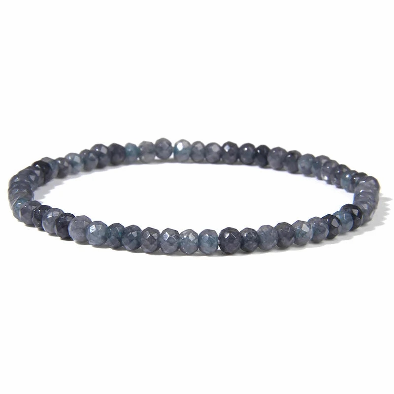 Multicolor Stone Beaded Bracelet For Women Men Amethysts Quartzs Fashion Small Beaded Bracelet