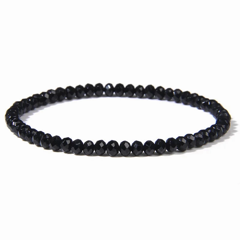 Multicolor Stone Beaded Bracelet For Women Men Amethysts Quartzs Fashion Small Beaded Bracelet