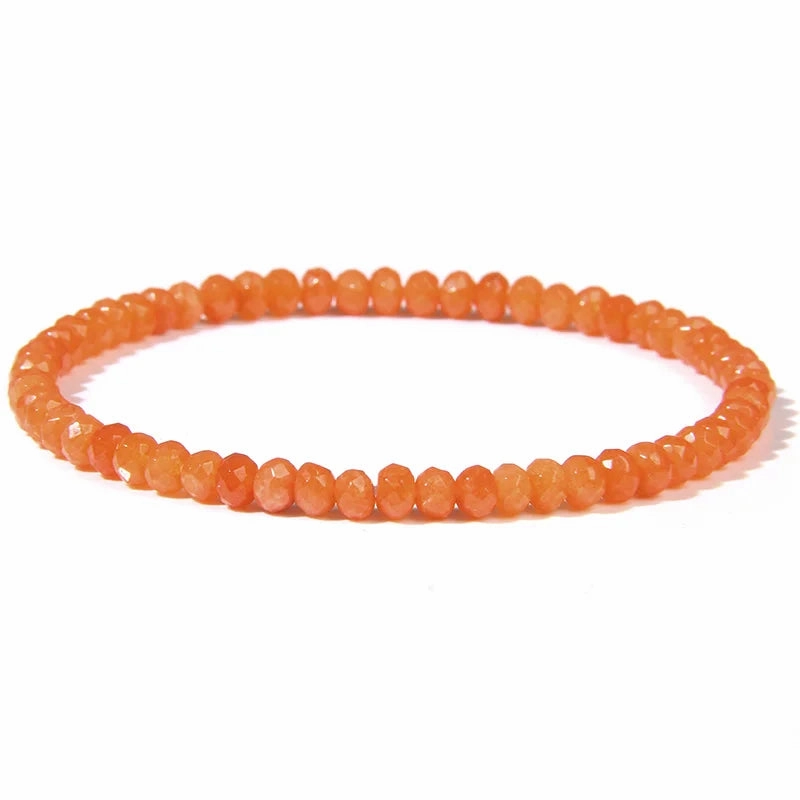 Multicolor Stone Beaded Bracelet For Women Men Amethysts Quartzs Fashion Small Beaded Bracelet