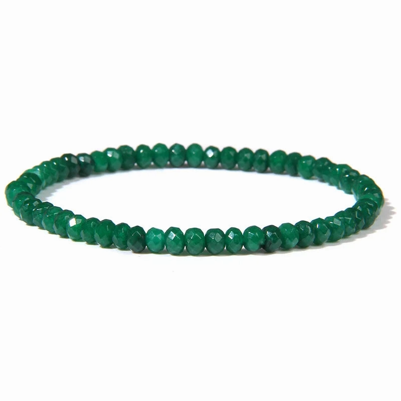 Multicolor Stone Beaded Bracelet For Women Men Amethysts Quartzs Fashion Small Beaded Bracelet