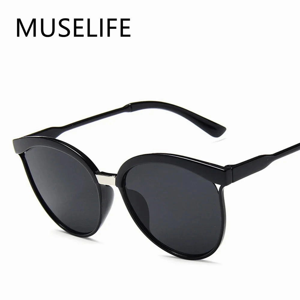 MUSELIFE Cat Eye Designer Sunglasses Women Luxury Retro Eyewear