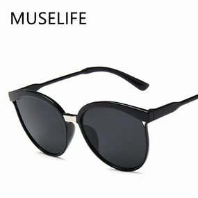 MUSELIFE Cat Eye Designer Sunglasses Women Luxury Retro Eyewear