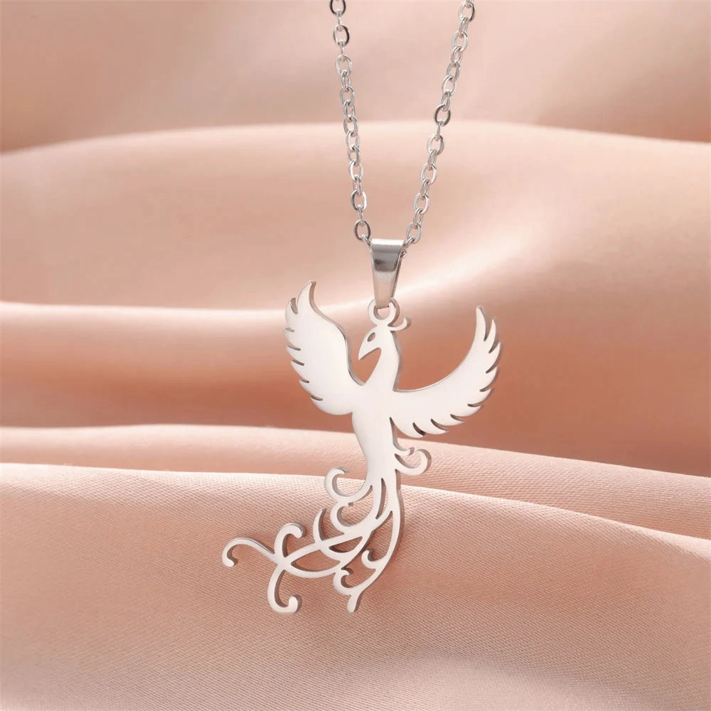 My Shape Phoenix Fire Bird Dangle Earrings for Women