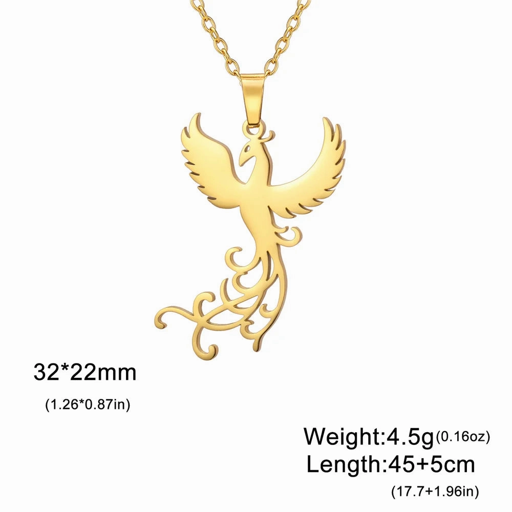 My Shape Phoenix Fire Bird Dangle Earrings for Women
