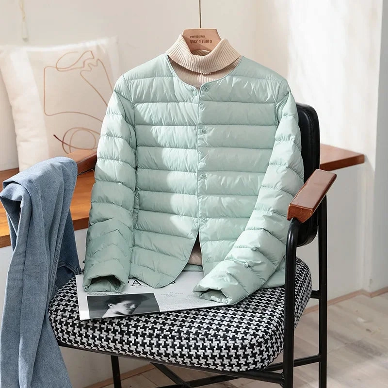 New Arrivals Women's Duck Down Puffer Jacket for Warmth