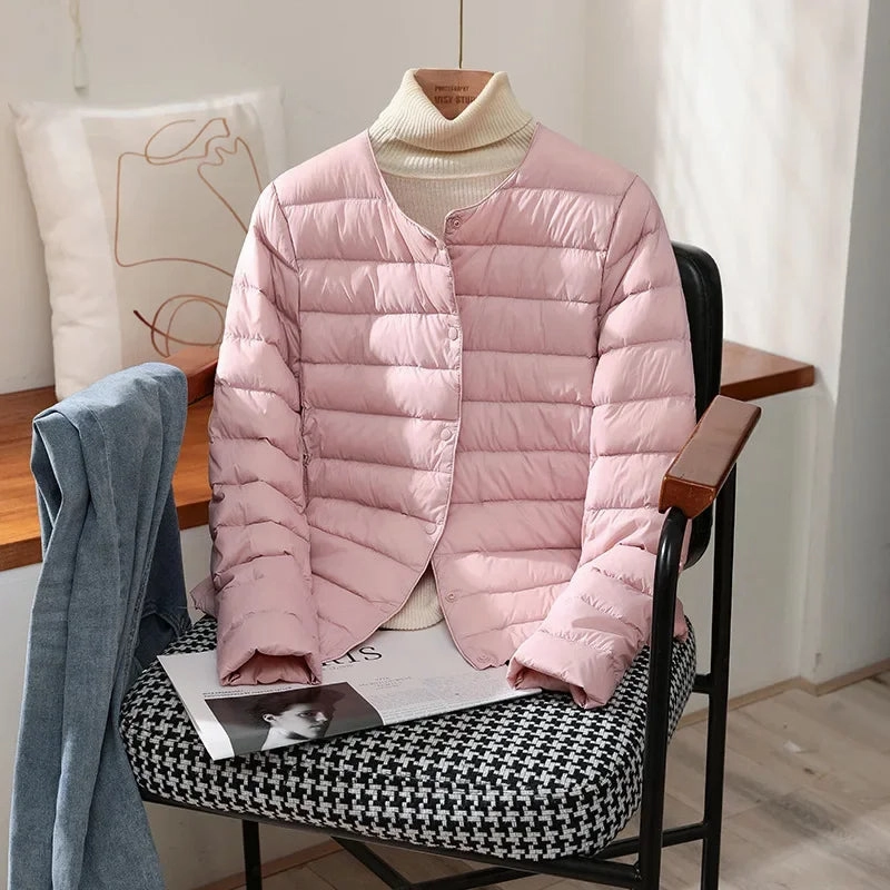 New Arrivals Women's Duck Down Puffer Jacket for Warmth