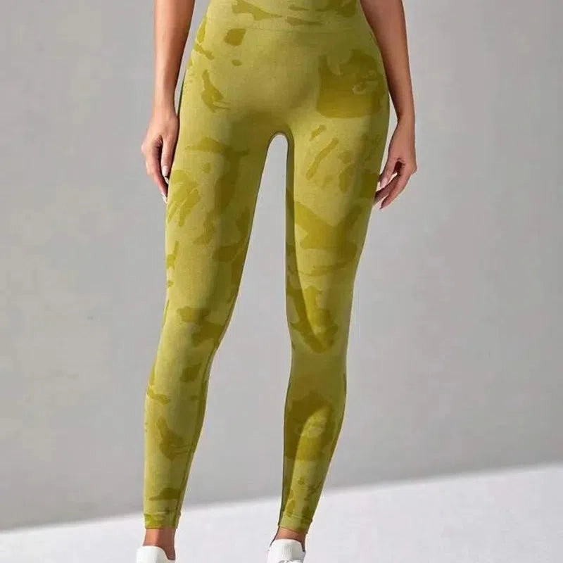 New Camo Leopard Seamless Leggings for Women Active Wear