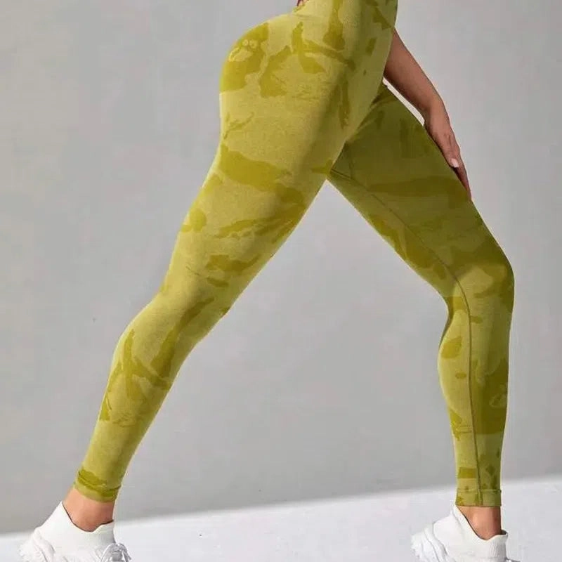 New Camo Leopard Seamless Leggings for Women Active Wear
