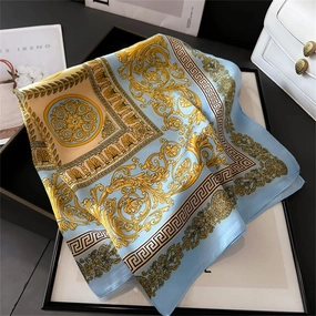 New Fashion 70X70cm Printed Women's Scarf Pashmina Shawl Luxe Design