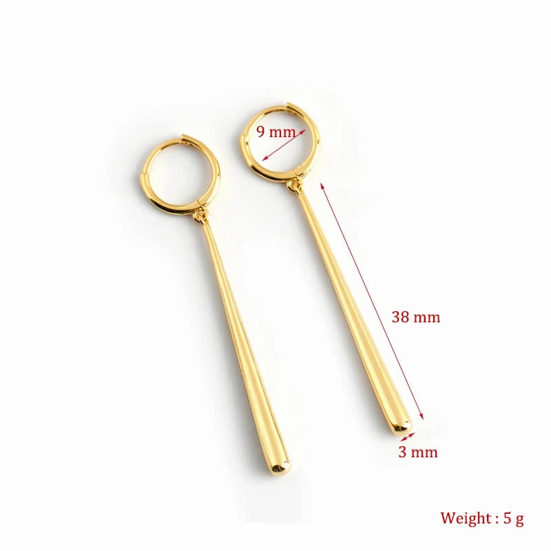 New Fashion Long Pendant Drop Earrings For Women Elegant Dangle Jewelry