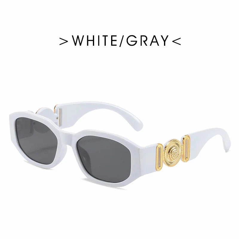 New Fashion Vintage Glasses Small Rectangle Sunglasses UV400