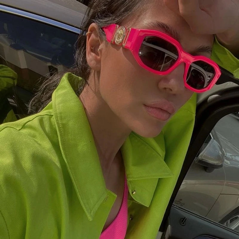 New Fashion Vintage Glasses Small Rectangle Sunglasses UV400