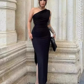 New Maxi Dress Women Summer Fashion Sexy Split Backless Dress