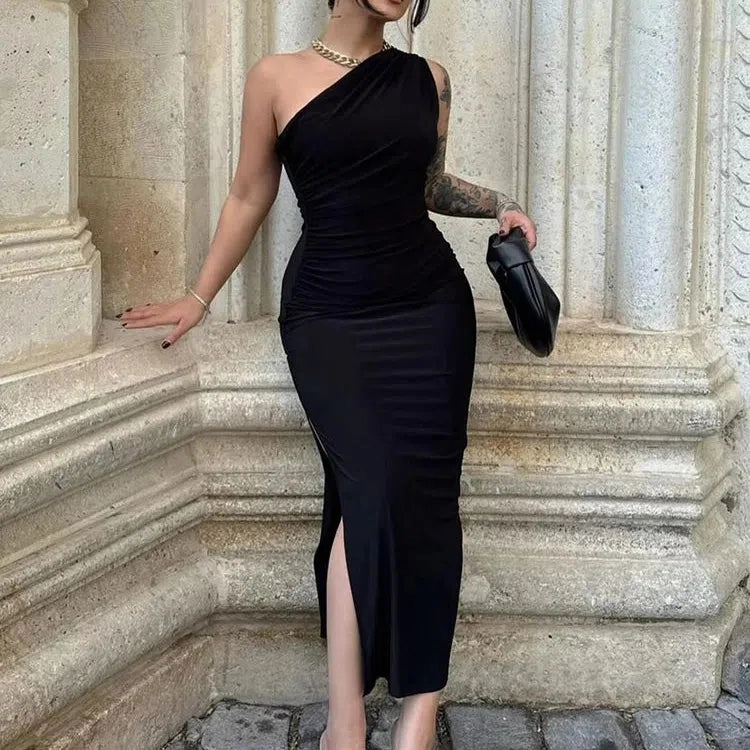 New Maxi Dress Women Summer Fashion Sexy Split Backless Dress
