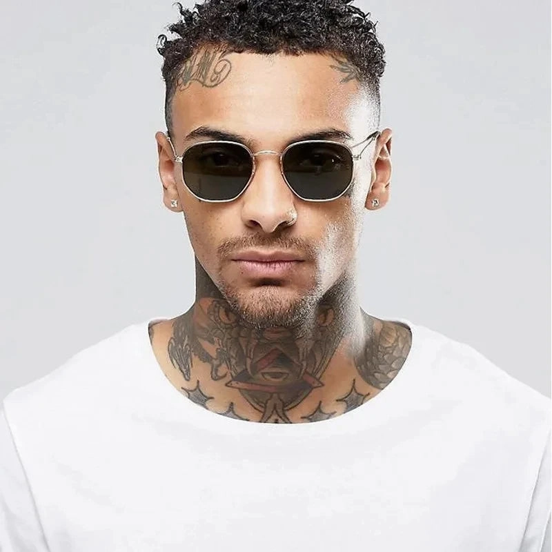 New Metal Men Sunglasses Vintage Classic Driving Eyewear UV400