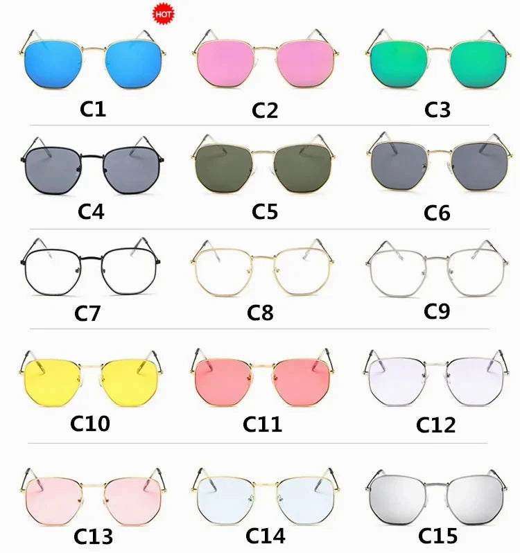 New Metal Men Sunglasses Vintage Classic Driving Eyewear UV400