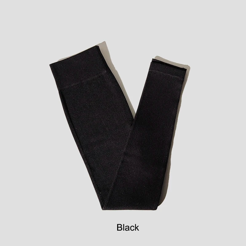 New Ribbed Seamless Yoga Pants High Waist Leggings Tummy Control