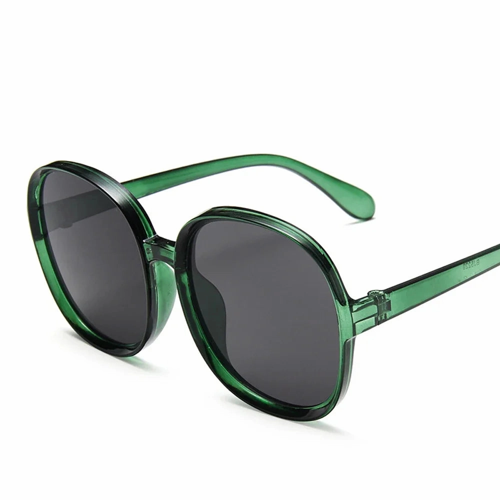 New Round Frame Sunglasses Women Retro Oversized Style