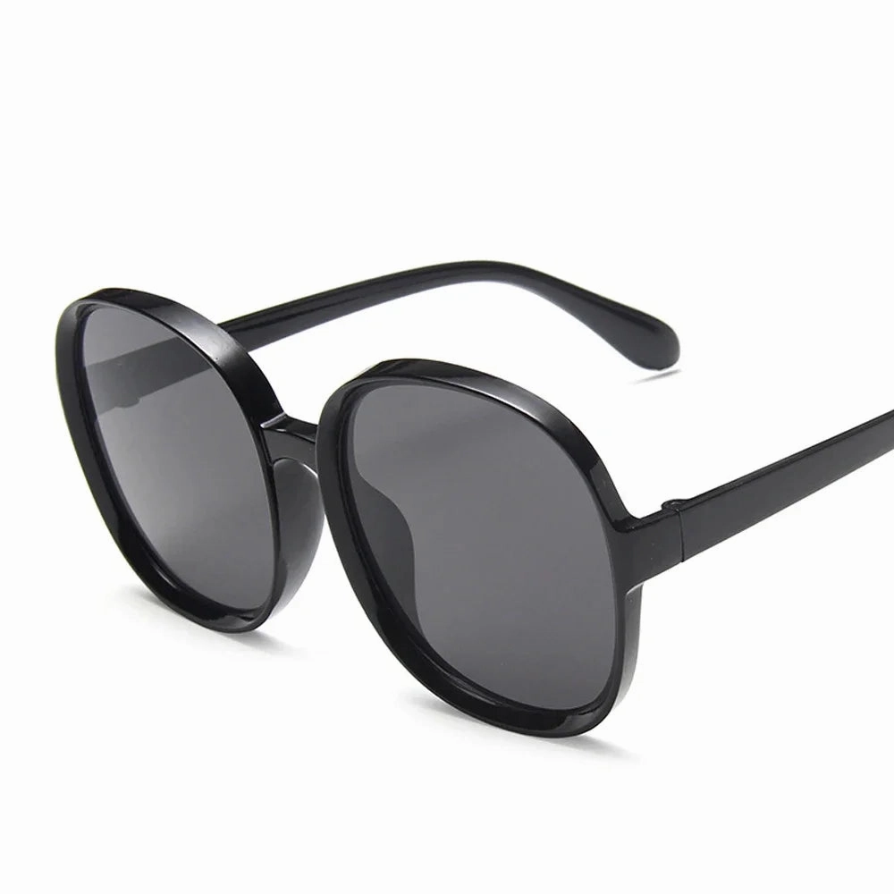 New Round Frame Sunglasses Women Retro Oversized Style
