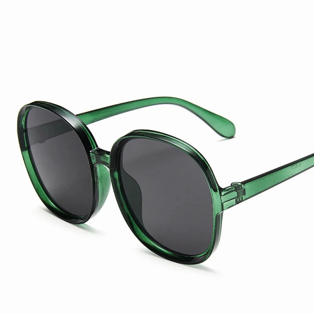 New Round Frame Sunglasses Women Retro Oversized Style