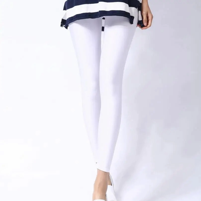 New Spring Solid Candy Neon Leggings for Women High Stretch Leggings for Comfort and Style