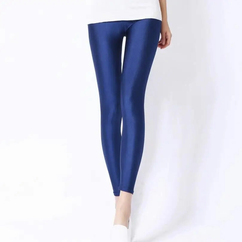 New Spring Solid Candy Neon Leggings for Women High Stretch Leggings for Comfort and Style