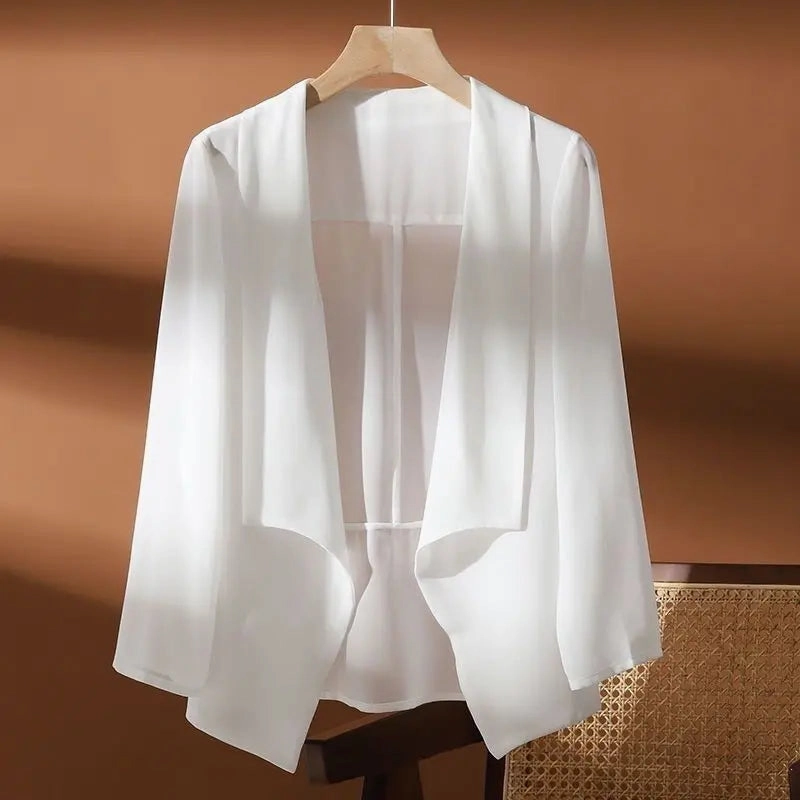 New Summer Women Sun Protection Capes Loose Shawl Kimono