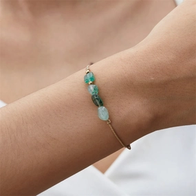 New Trendy 12 Constellation Couple Bracelets For Women Natural Stone Hand Woven Rope Bracelet Aries Taurus Friendship Jewelry