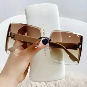New Vintage Square Sunglasses Woman Classic Retro Style