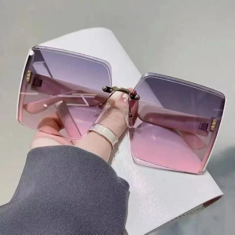 New Vintage Square Sunglasses Woman Classic Retro Style