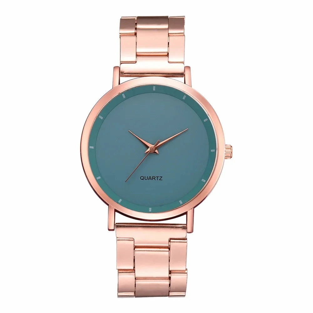 New Women Watches Reloj Mujer Rose Gold Luxury Wrist Watch