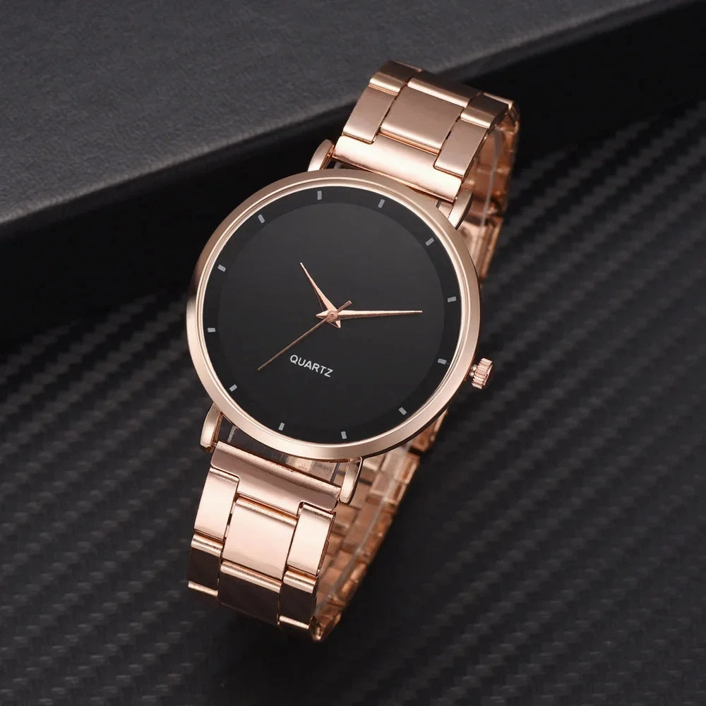 New Women Watches Reloj Mujer Rose Gold Luxury Wrist Watch