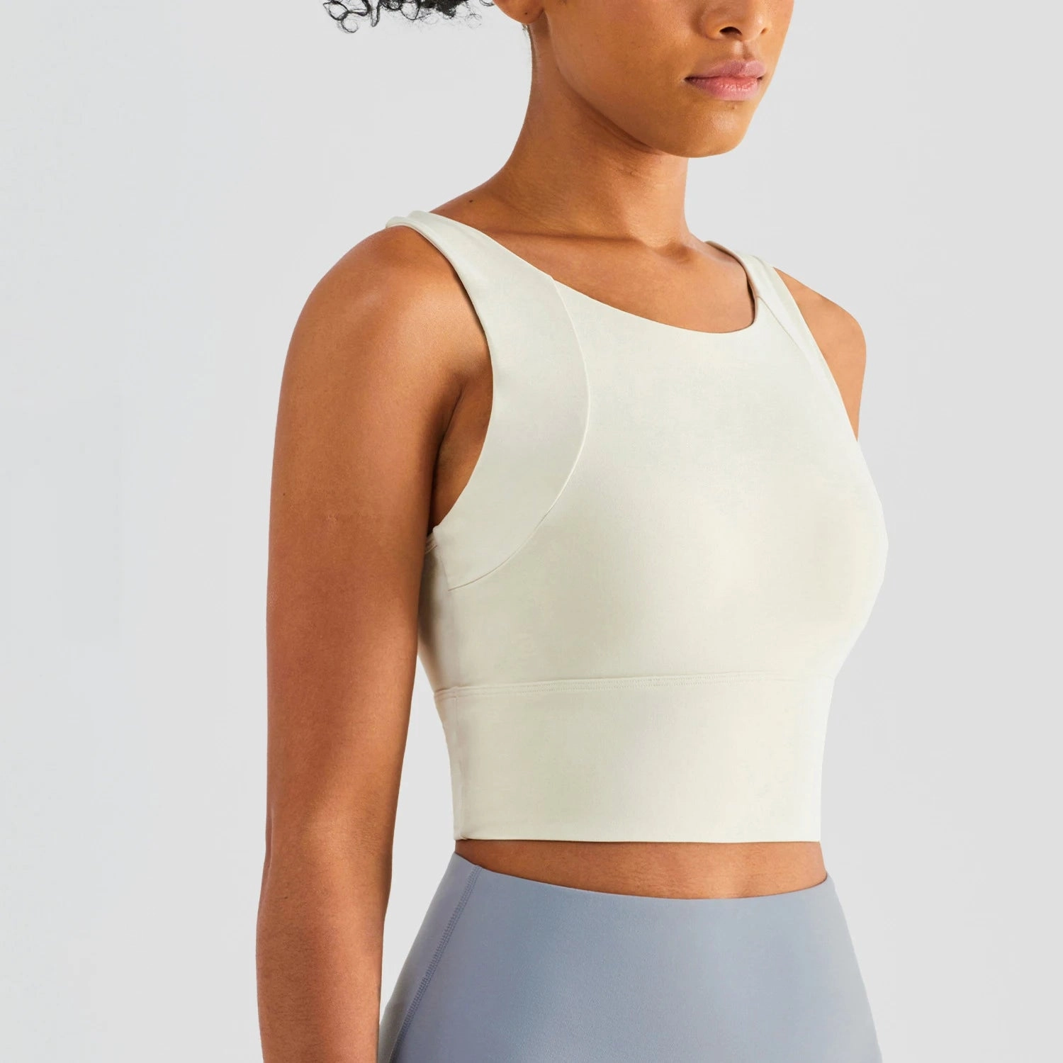 Nylon Sexy Women's Sports Bra Top for Yoga and Gym Wear