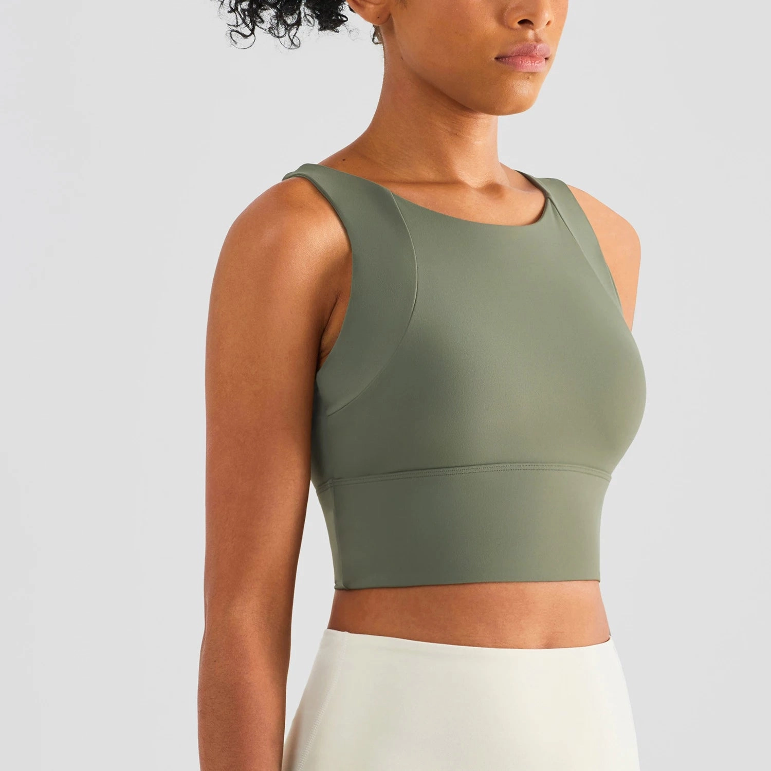Nylon Sexy Women's Sports Bra Top for Yoga and Gym Wear