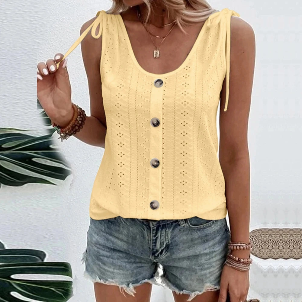 Plus Size Oversized Women's Fashion Sleeveless Tank Top Tee