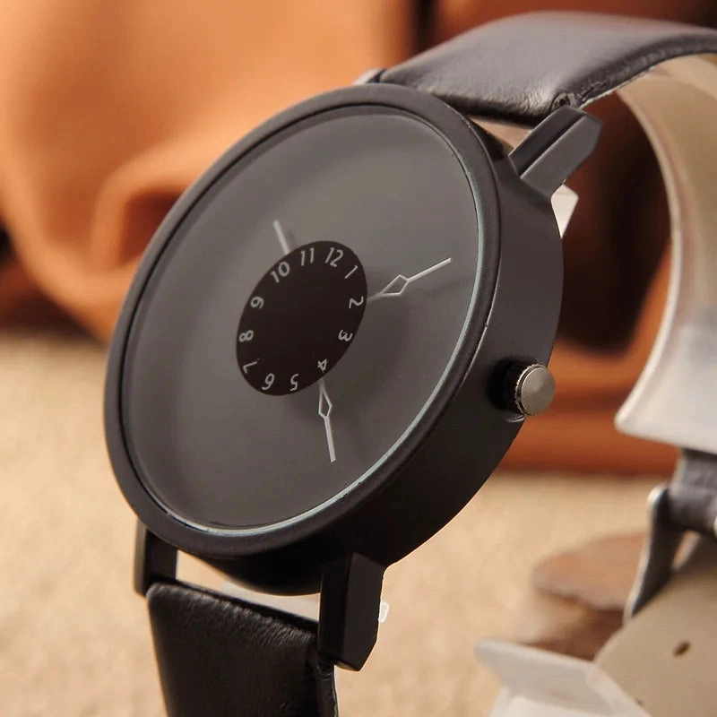 Popular New Concept Personality Reverse Pointer Couple Watch