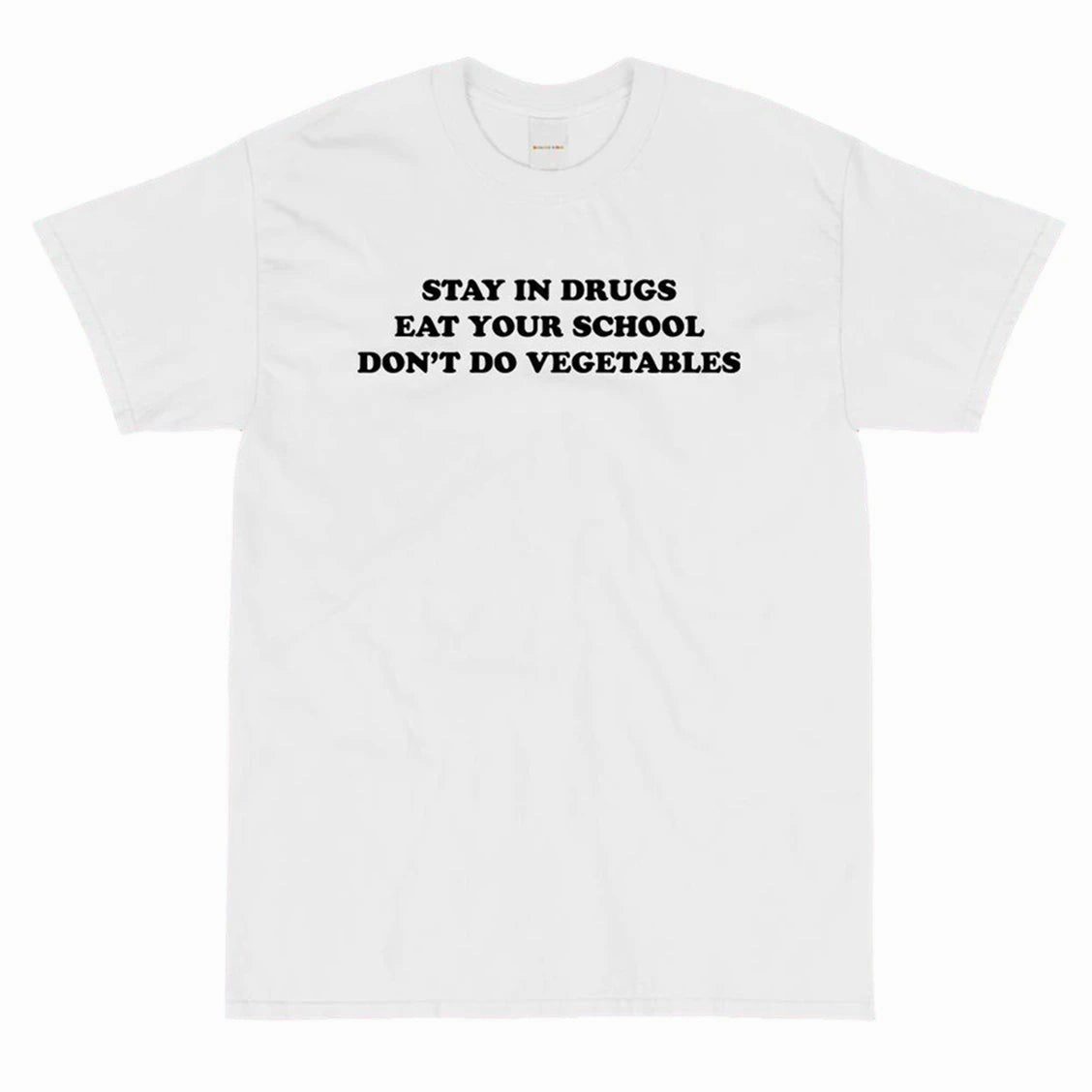 Porzingis Women's Elegant Tee Summer Cotton Eat Your School T-shirt