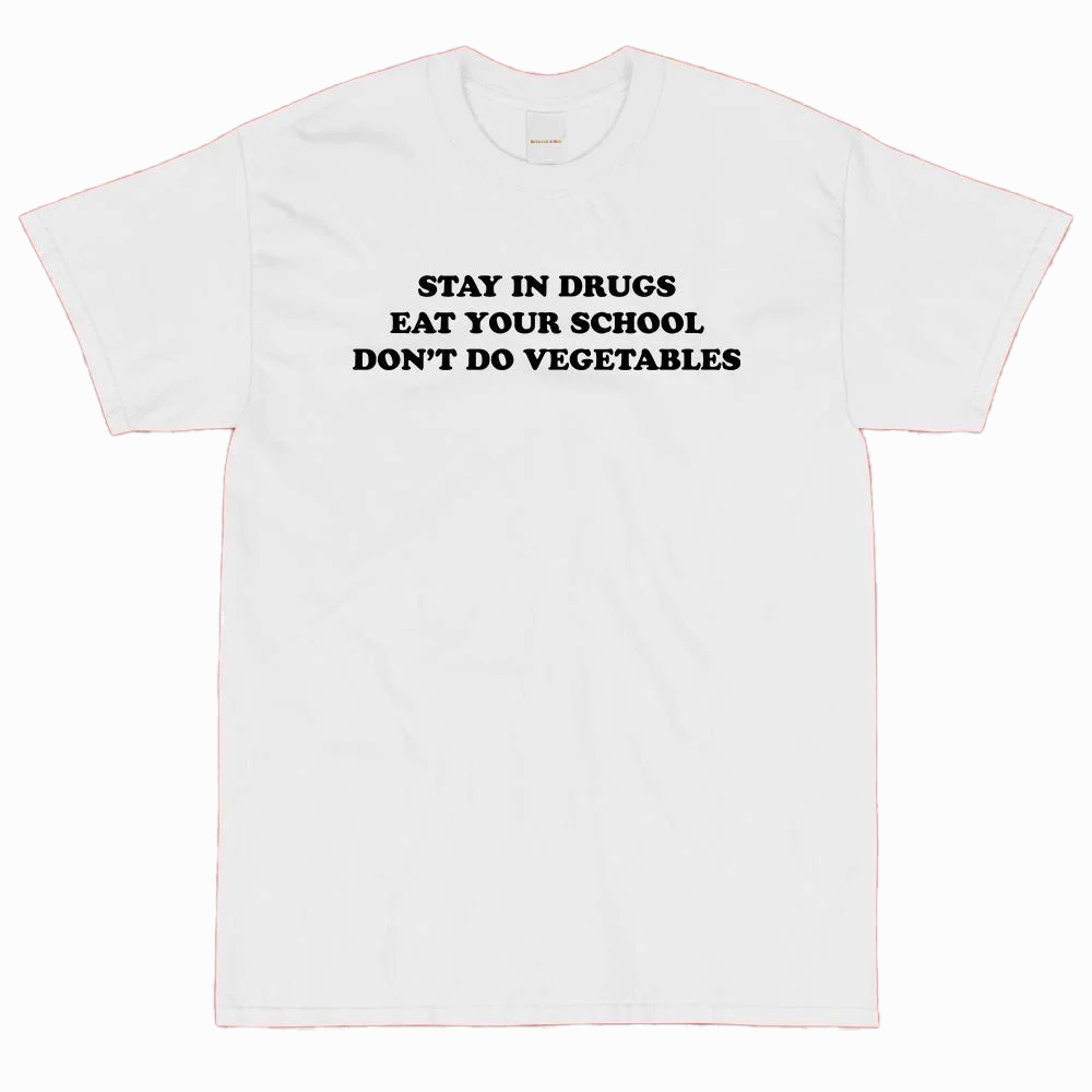Porzingis Women's Elegant Tee Summer Cotton Eat Your School T-shirt