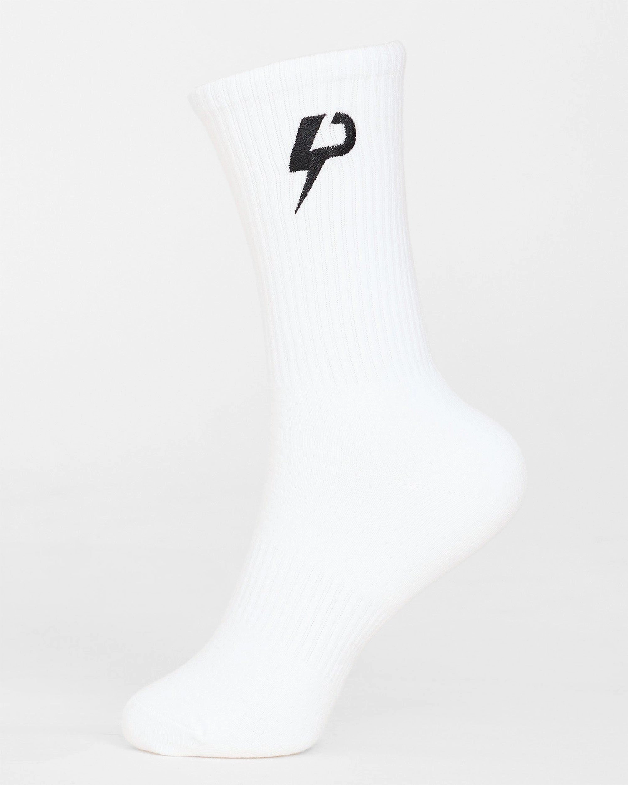 Premium Embroidered Logo Crew Socks