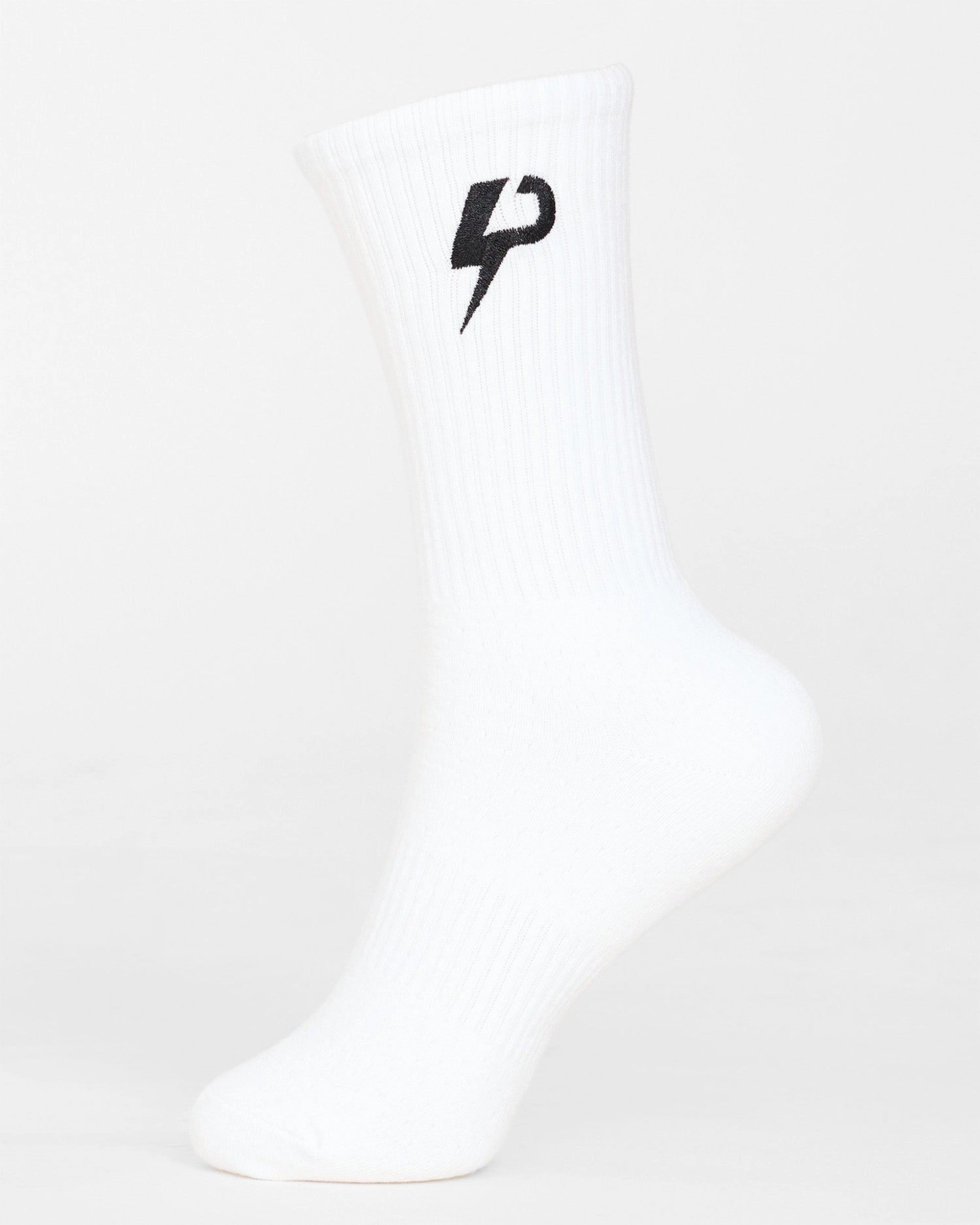 Premium Embroidered Logo Crew Socks