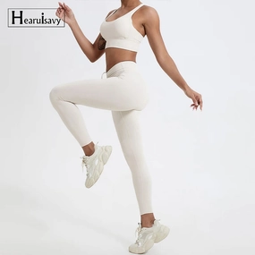 Premium High Waist Yoga Leggings for Women - Breathable, Quick-Dry, and Push-Up Tights for Fitness & Gym Training